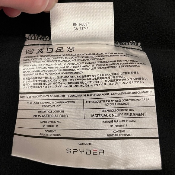 SPYDER Men's Exit Insulator Vest Zip Front Funnel Neck Outdoors Ski Hike - Picture 12 of 16